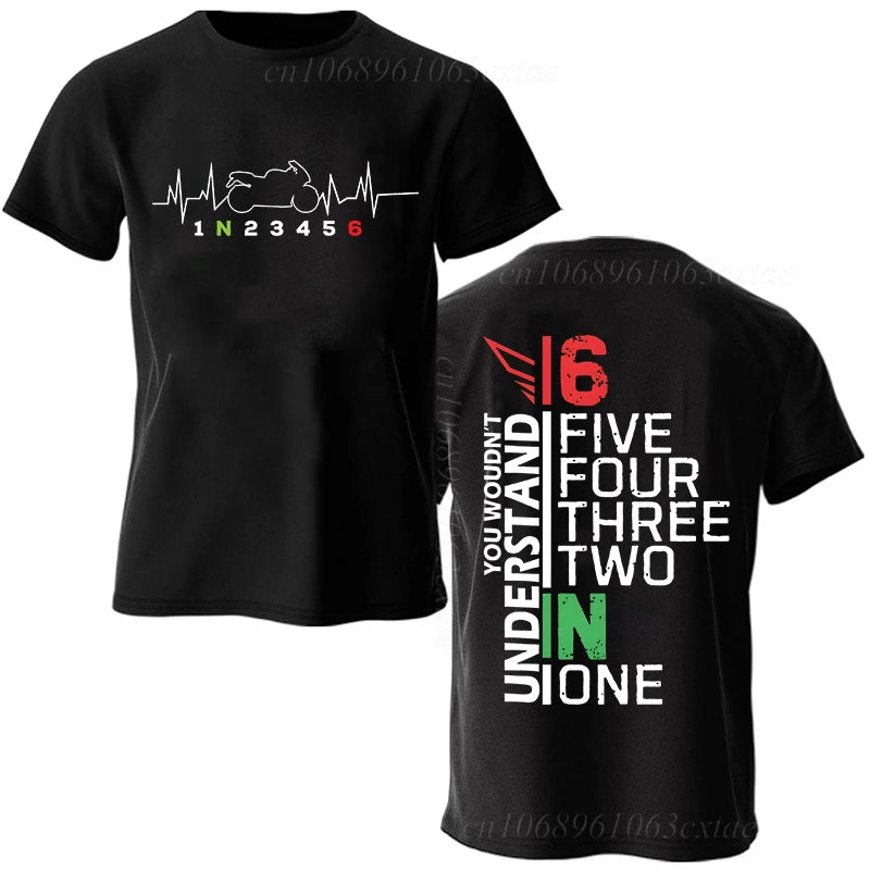 Motorcycle Gear Shift Graphic T-Shirt