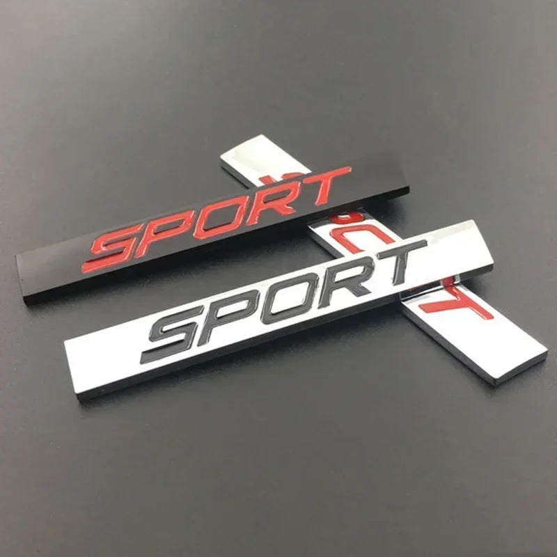 3D Metal Sport Logo Rear Trunk Emblem