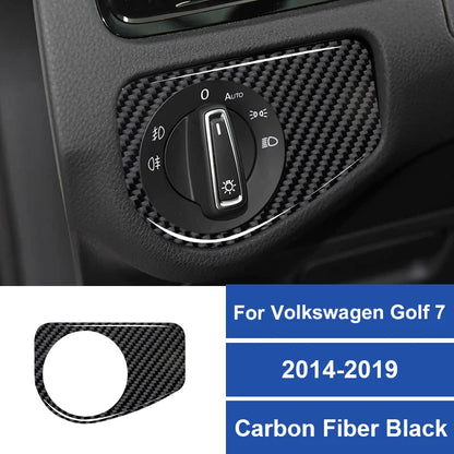 Decorazione pannello auto in fibra di carbonio VW