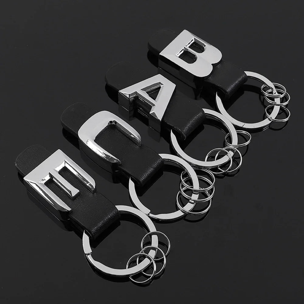 Premium Metal Initial Keychain