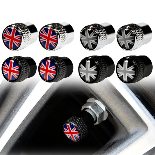Union Jack Valve Caps