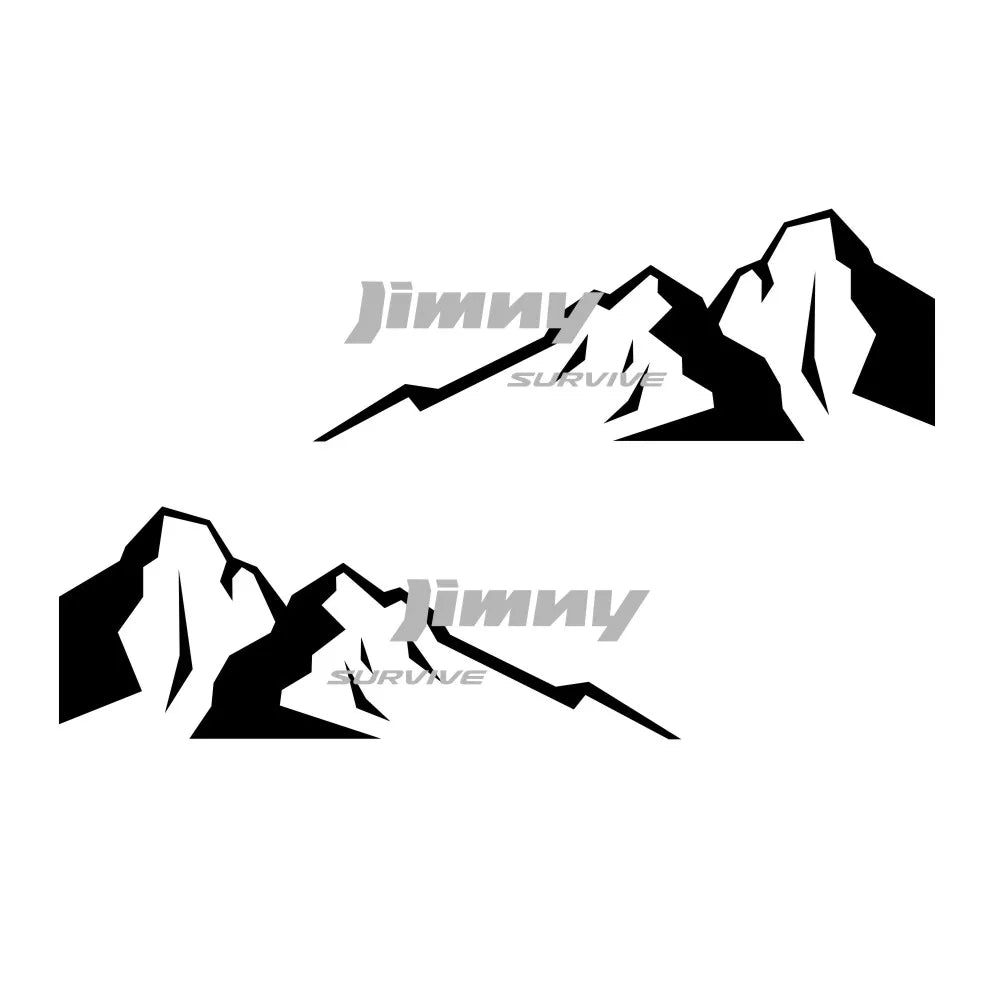 JIMNY Car Mountain Stickers