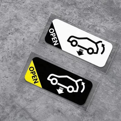 Car Trunk Auto Opening Sticker