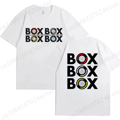 “Box Box Box” F1 Cotton Shirt