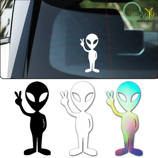 Alien Sign Vinyl Decal 