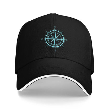 Compass Print Baseball Cap 