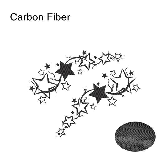 2Pcs Bright Star Car Side Stickers