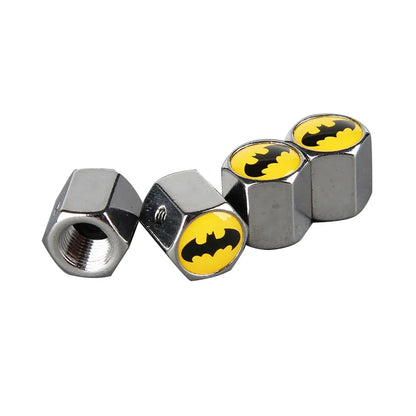 Batman 4Pcs Car Valve Stem Caps