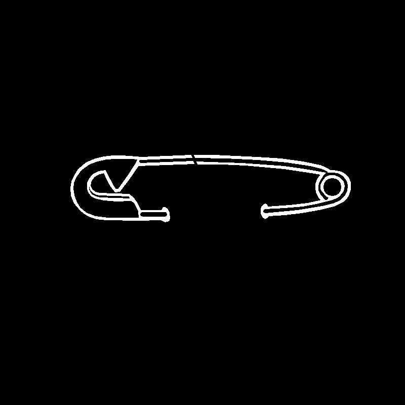 Gas Funny Pin Vinyl Sticker Tank