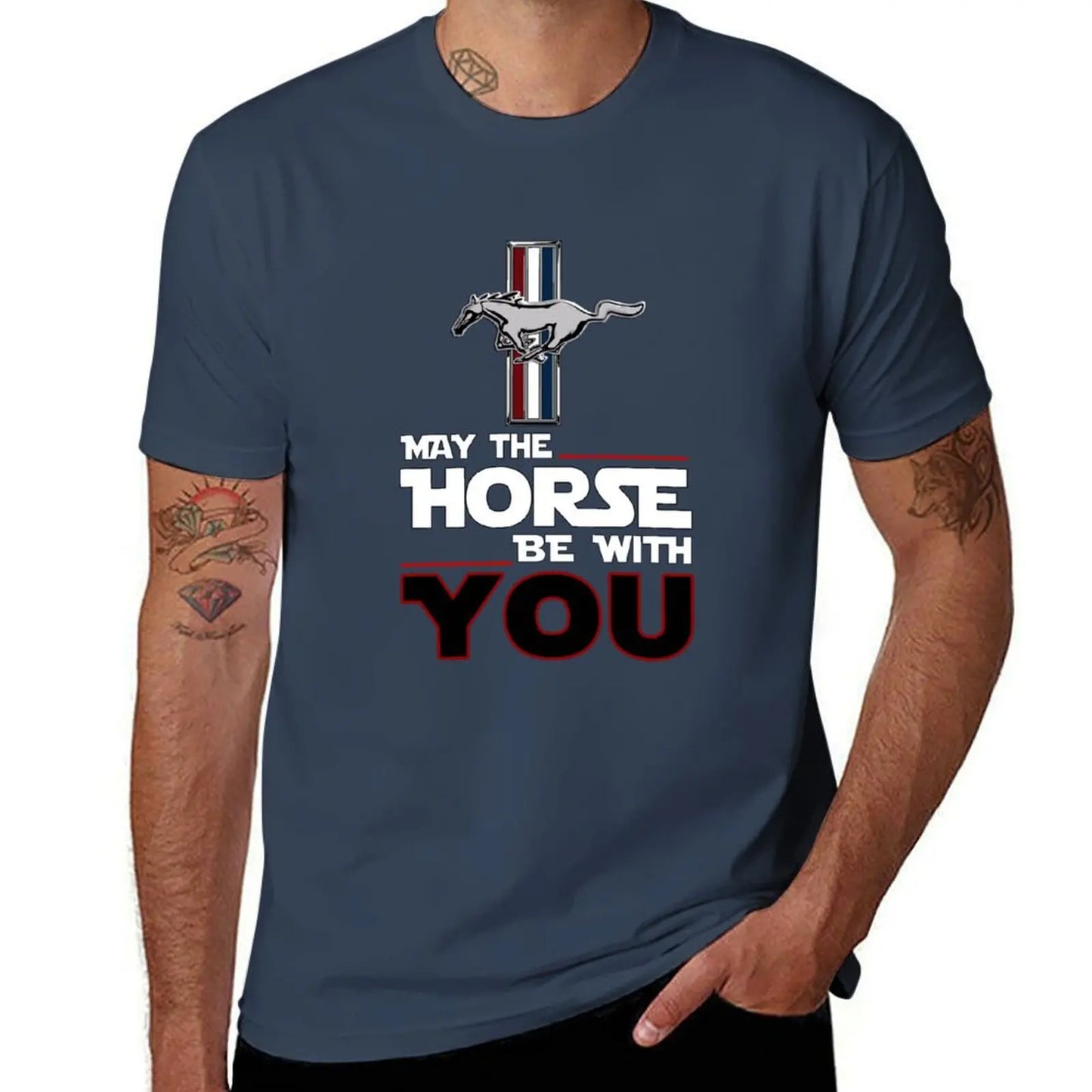May the Horse Be with You Cotton Shirt
