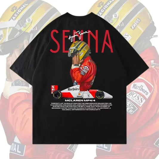 Camiseta Gráfica Senna Fórmula 1