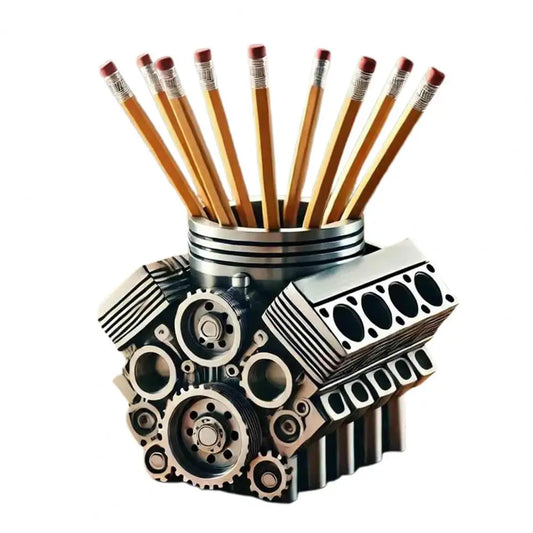 V8 Engine Pencil Holder