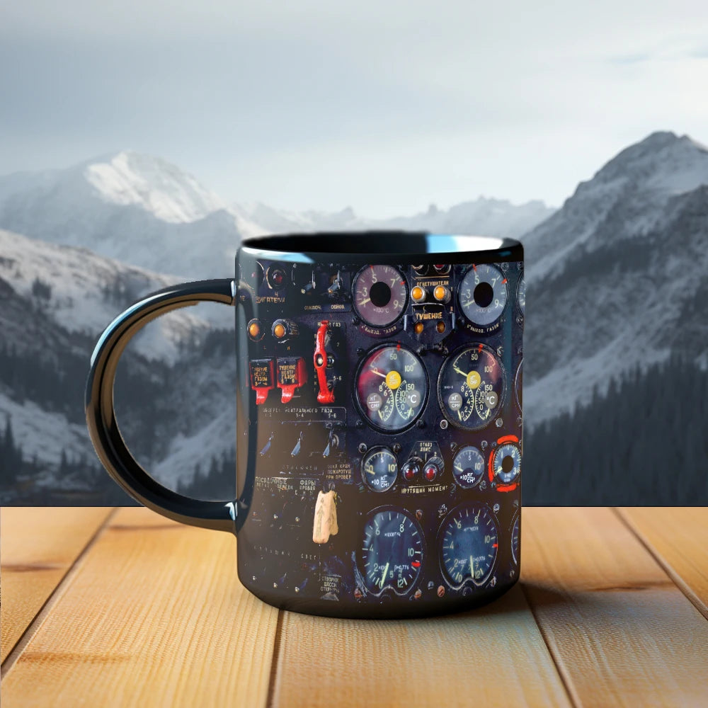 Cockpit Instrument Design Mug