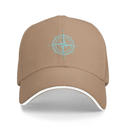 Compass Print Baseball Cap 