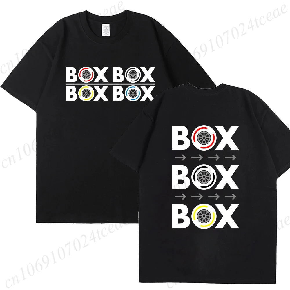 “Box Box Box” F1 Cotton Shirt