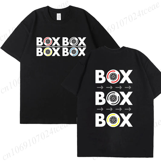 “Box Box Box” F1 Cotton Shirt