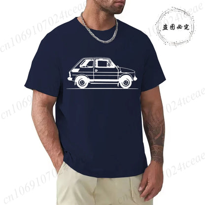 Old Car Print Man Fashion T-Shirt