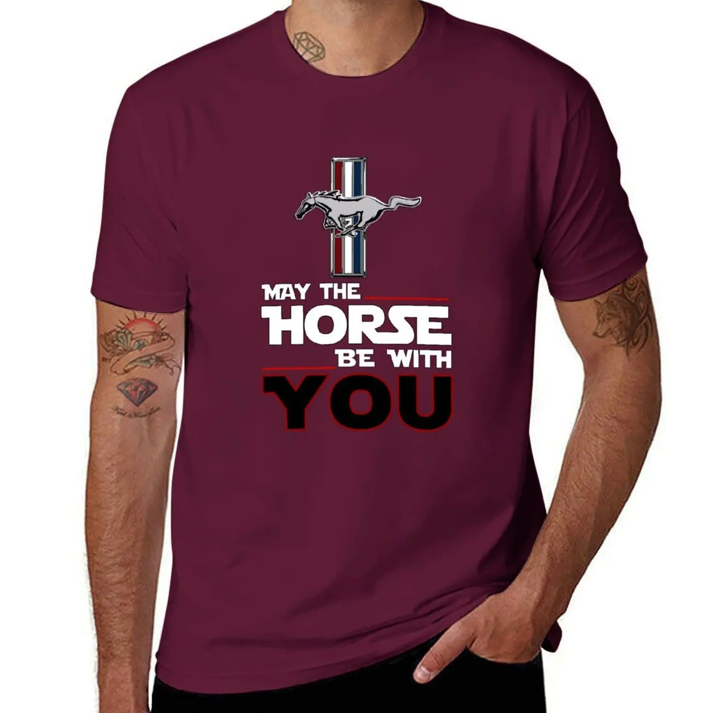 May the Horse Be with You Cotton Shirt