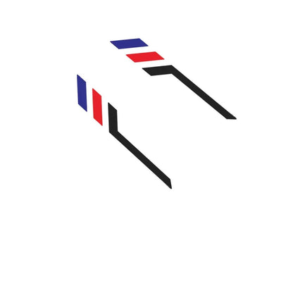 2 autocollants latéraux pour carrosserie de voiture.