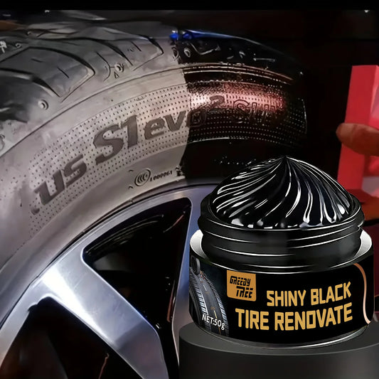 Shiny Black Tire Renovate Cream
