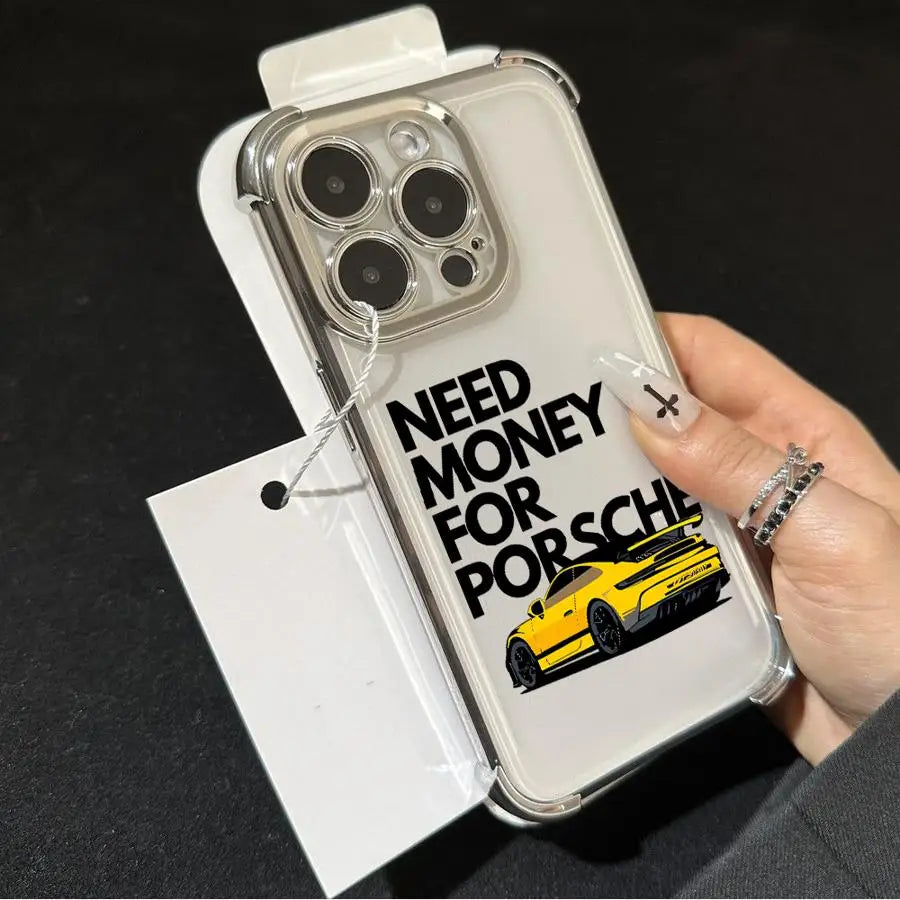 Need Money for Car Theme iPhone Case