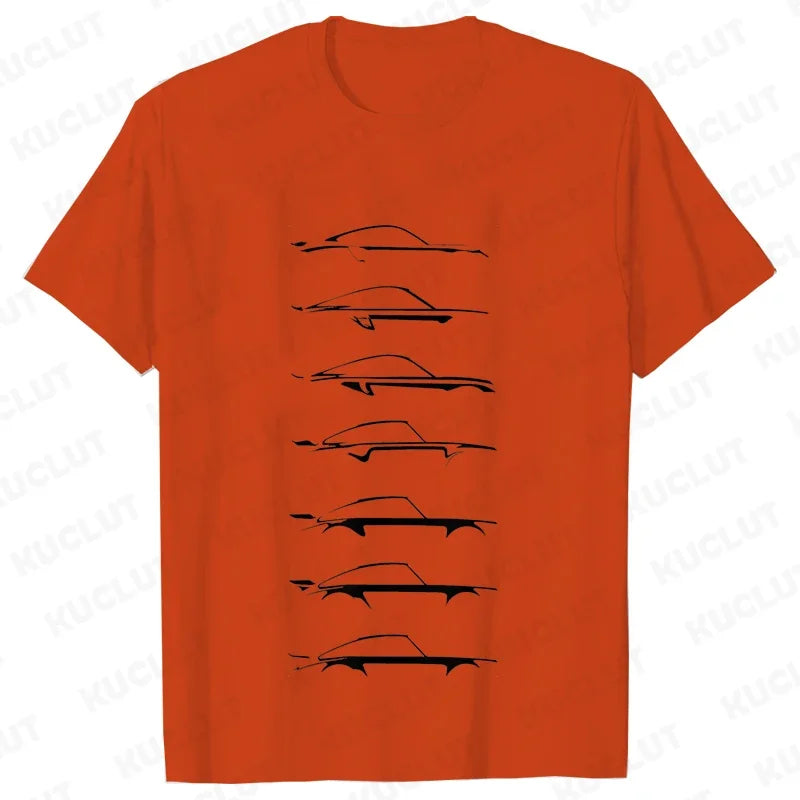 Camiseta masculina de automobilismo