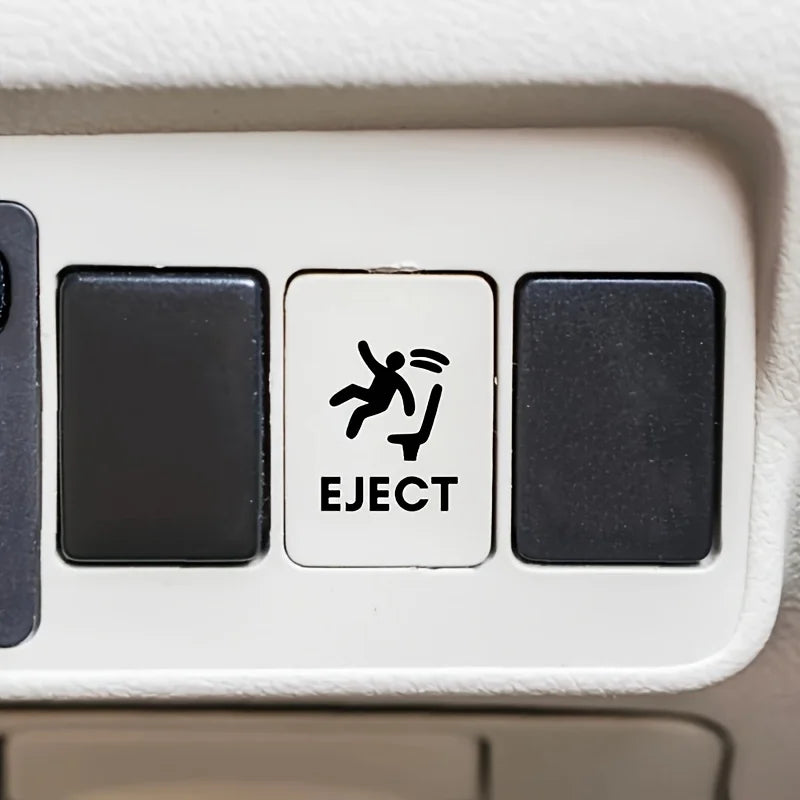 Universal Eject Button Decal