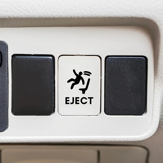 Universal Eject Button Decal