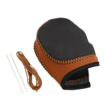 Leather Car Gear Shift Knob Cover 