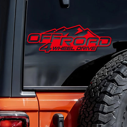 Mountain Off-Road Four Wheel Stickers