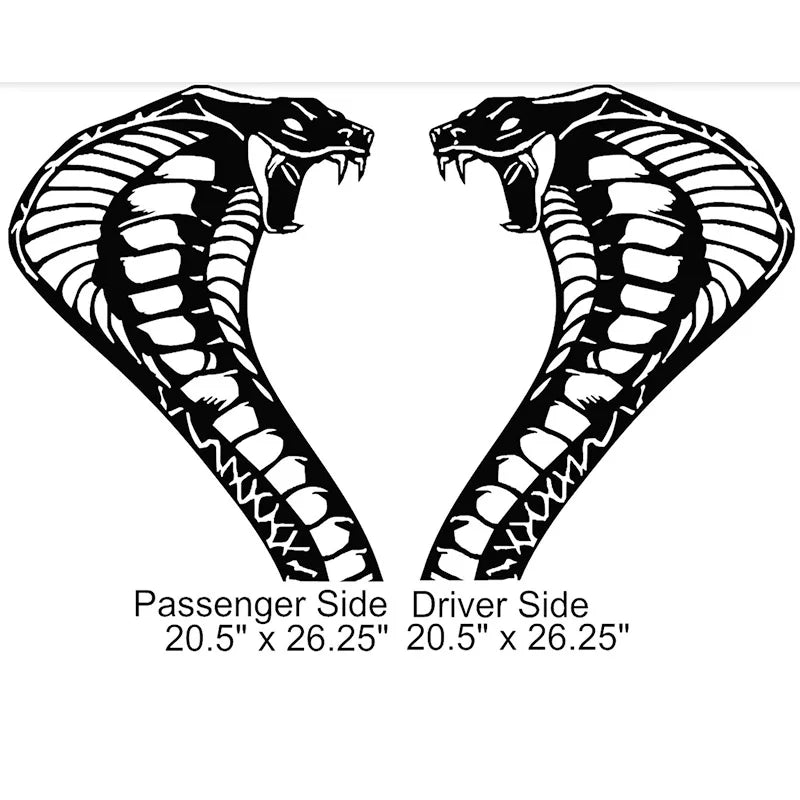 Cobra Snake Body Car Decal Vinyl
