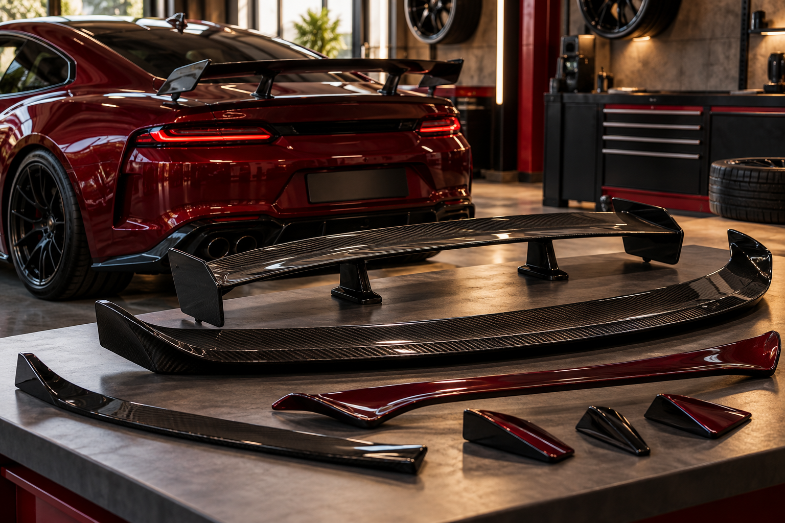 Accessori in stile spoiler — Cars Fanatics automotive collection